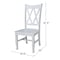 International Concepts Double XX Back Chair in Chalk 1C28-220 - alternate 3